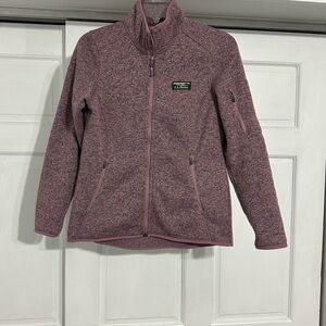 Women’s LL Bean Sweater Fleece Jacket size SP